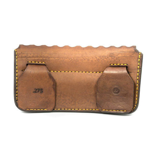 Rigby Open 10 Round Leather Bullet Pouch - Euro