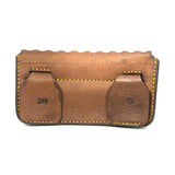 Rigby Open 10 Round Leather Bullet Pouch - Euro