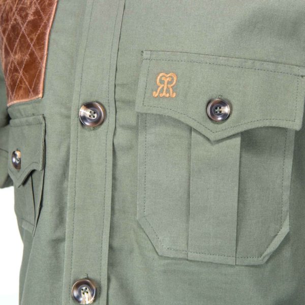 Rigby Safari Shirt (Short Sleeved) - Size 38