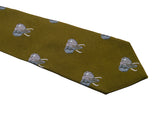 Rigby Tusker Elephant Tie Green