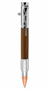 Luxury Bolt Action Rifle Pen - Chrome, Walnut