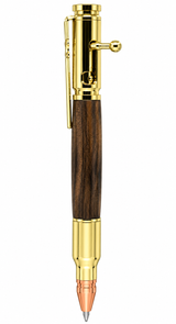 Luxury Bolt Action Rifle Pen - Gold, Walnut