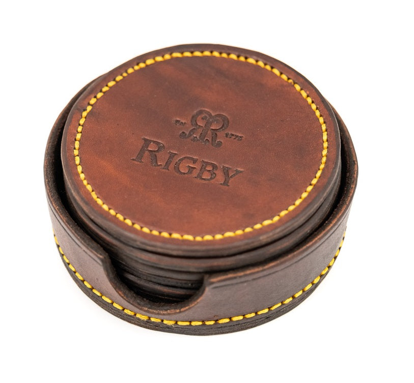 Rigby Leather Coasters (Set of 6)