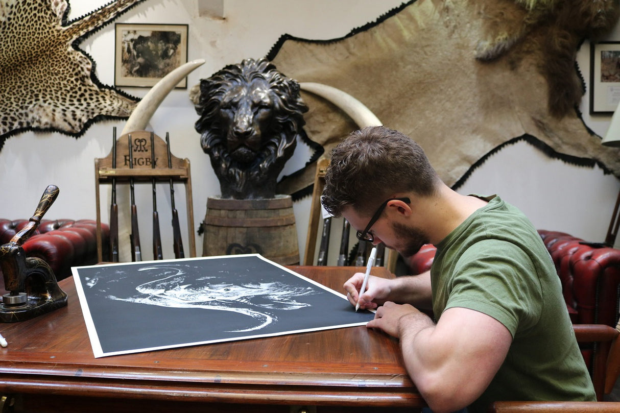Rigby Limited Edition The Black Death Buffalo Art Print