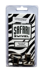 Boonie Packer Safari Swivels - 2 Pack - Nickel