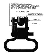 Boonie Packer Safari Swivels - 2 Pack - Blued