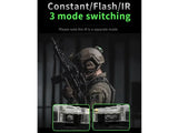 Earmor F101 Stealth Survival Light LED Flash Light - Tactical Black
