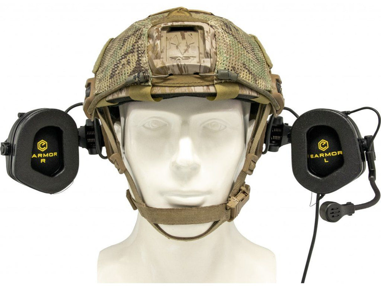 Earmor M16A-TW Rail Mount Kit for Earmor M31/M32 PLUS to for EXFIL® Helmet Rails (Team Wendy Helmet)