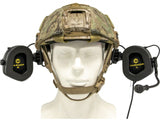 Earmor M16A-TW Rail Mount Kit for Earmor M31/M32 PLUS to for EXFIL® Helmet Rails (Team Wendy Helmet)