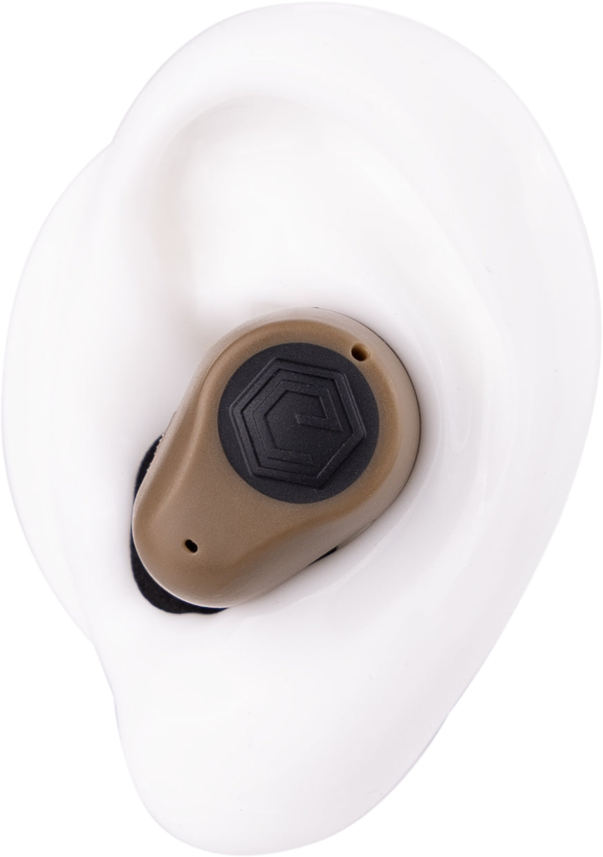 Earmor M23T-AI Bluetooth Electronic Earbuds - Coyote Brown