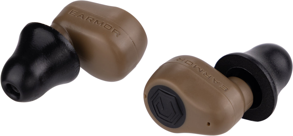 Earmor M23T-AI Bluetooth Electronic Earbuds - Coyote Brown