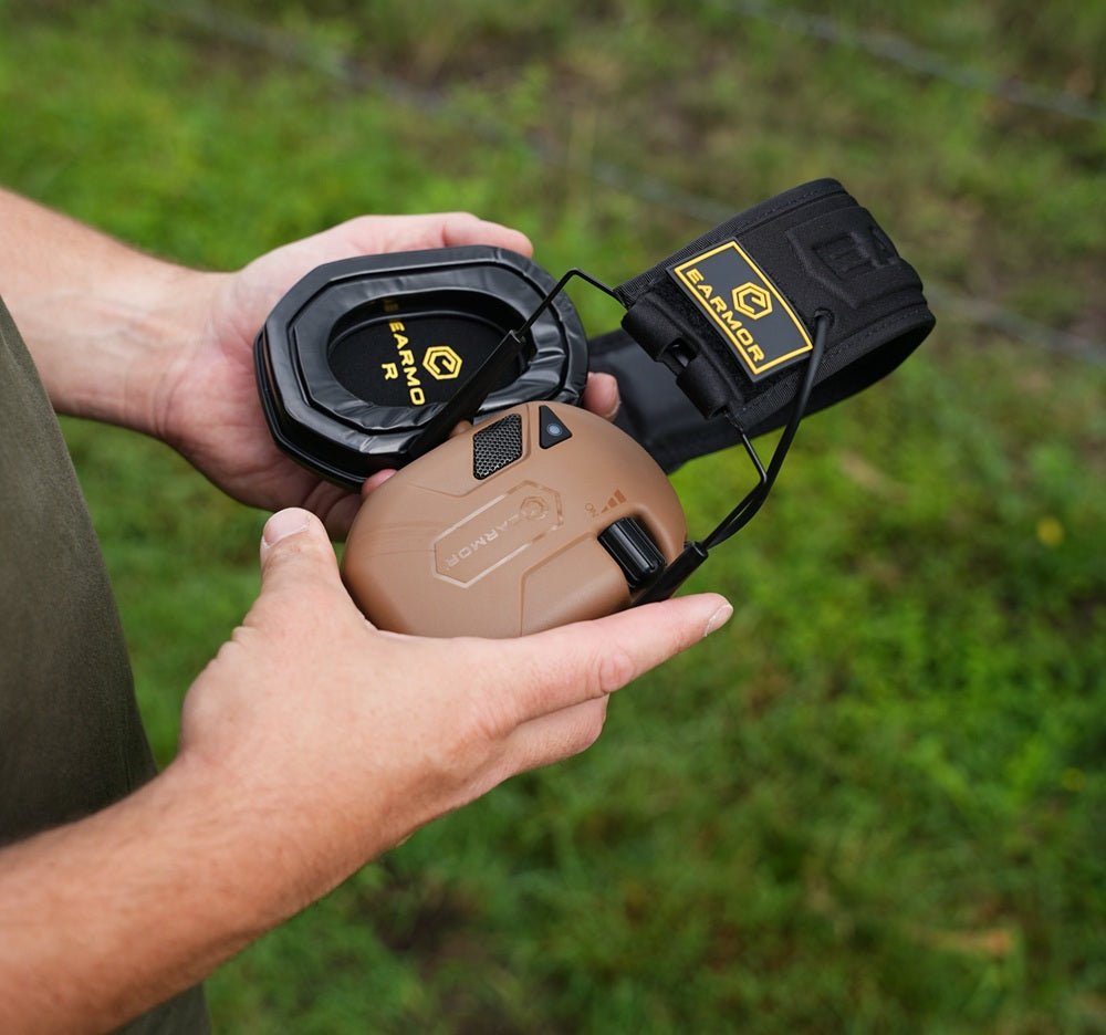 Earmor M300T Electronic Bluetooth Earmuffs - Coyote Brown