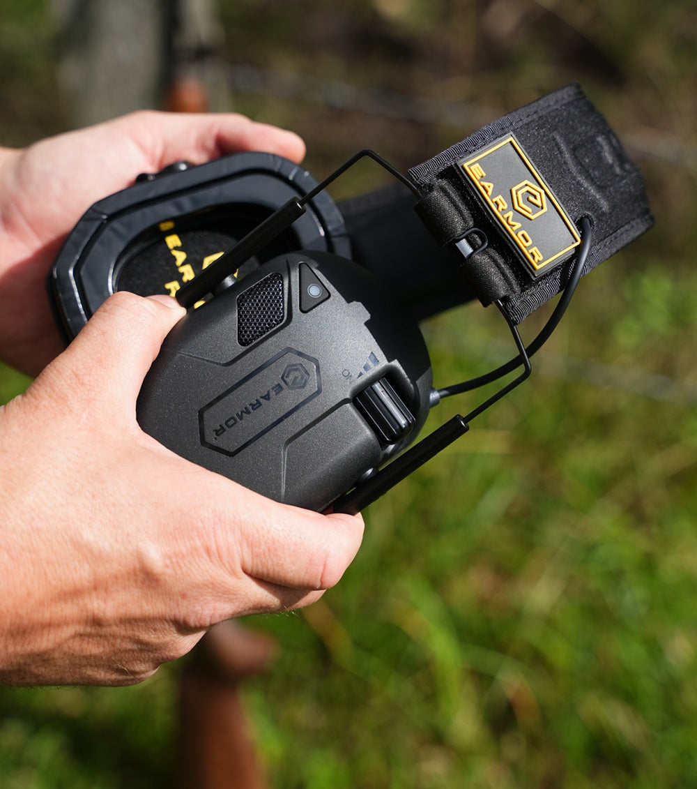 Earmor M300T Electronic Bluetooth Earmuffs - Tactical Black