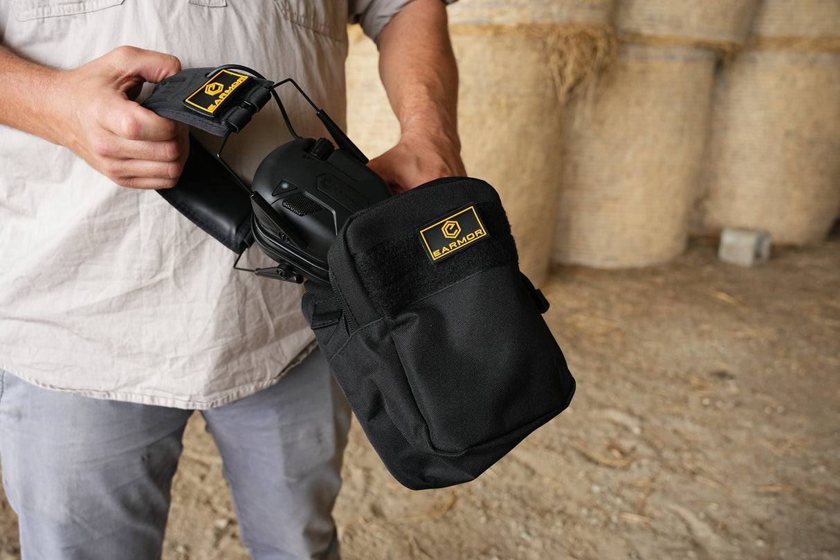 Earmor S17 Tactical Earmuff Carry Bag - Black