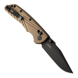 Hogue Deka Knife 3.25" ABLE Lock Folder - Clip Point Blade Black Finish - Polymer Frame - Flat Dark Earth