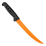 Hogue Bone Flex Boning Knife - 7.125" Hi-Viz Orange Cerakote - Richlite Frame - Black Diamond