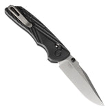 Hogue Deka Knife 3.25" ABLE Lock Folder - Clip Point Blade Stone Tumbled - G10 Frame - Black