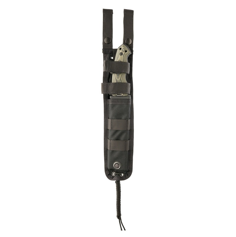 Hogue EX-F01 Fixed Blade Knife 5.5" - Drop Point Blade Black Cerakote - G-Mascus Green G10 Scales