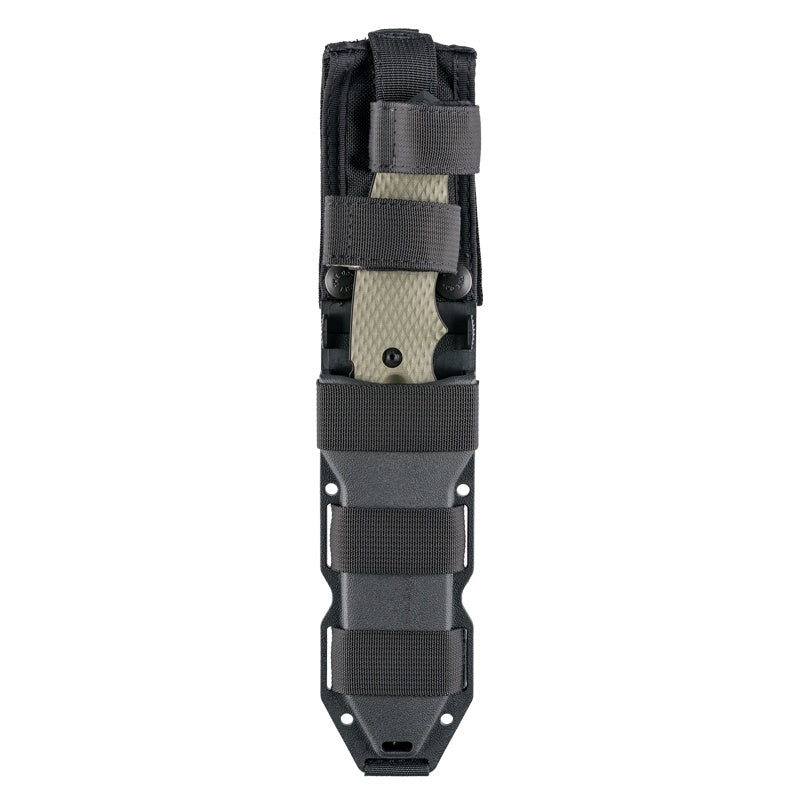 Hogue EX-F01 Fixed Blade Knife 5.5" - Tanto Blade Black Finish - G10 Frame - OD Green