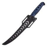 Hogue Fillet Flex Fillet Knife - 8.25" Tumbled Finish - Richlite Frame - Blue Canyon