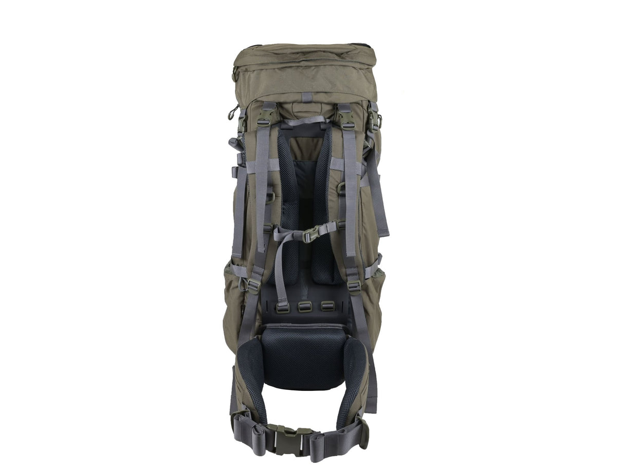 Manitoba Expedition Olive 75L+ Carbon Frame Pack