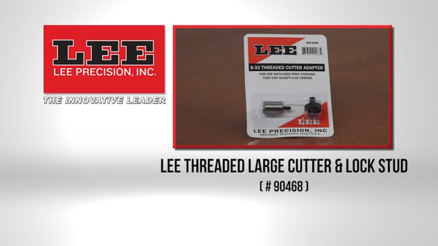 Lee 8-32 Threaded Cutter Adapter for Case Prep Stations