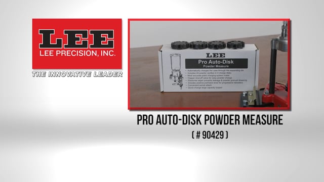 Lee Pro Auto-Disk Powder Measure