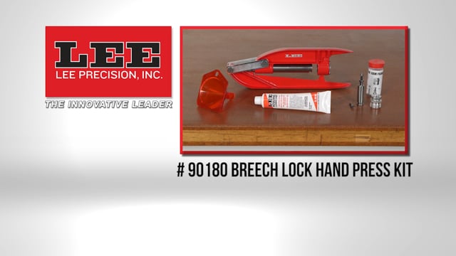 Lee Breech Lock Hand Press Kit