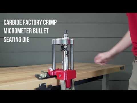Lee Carbide Factory Crimp Die with Micrometer - 357 Magnum, 38 Special
