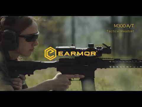 Earmor M300T Electronic Bluetooth Earmuffs - Tactical Black