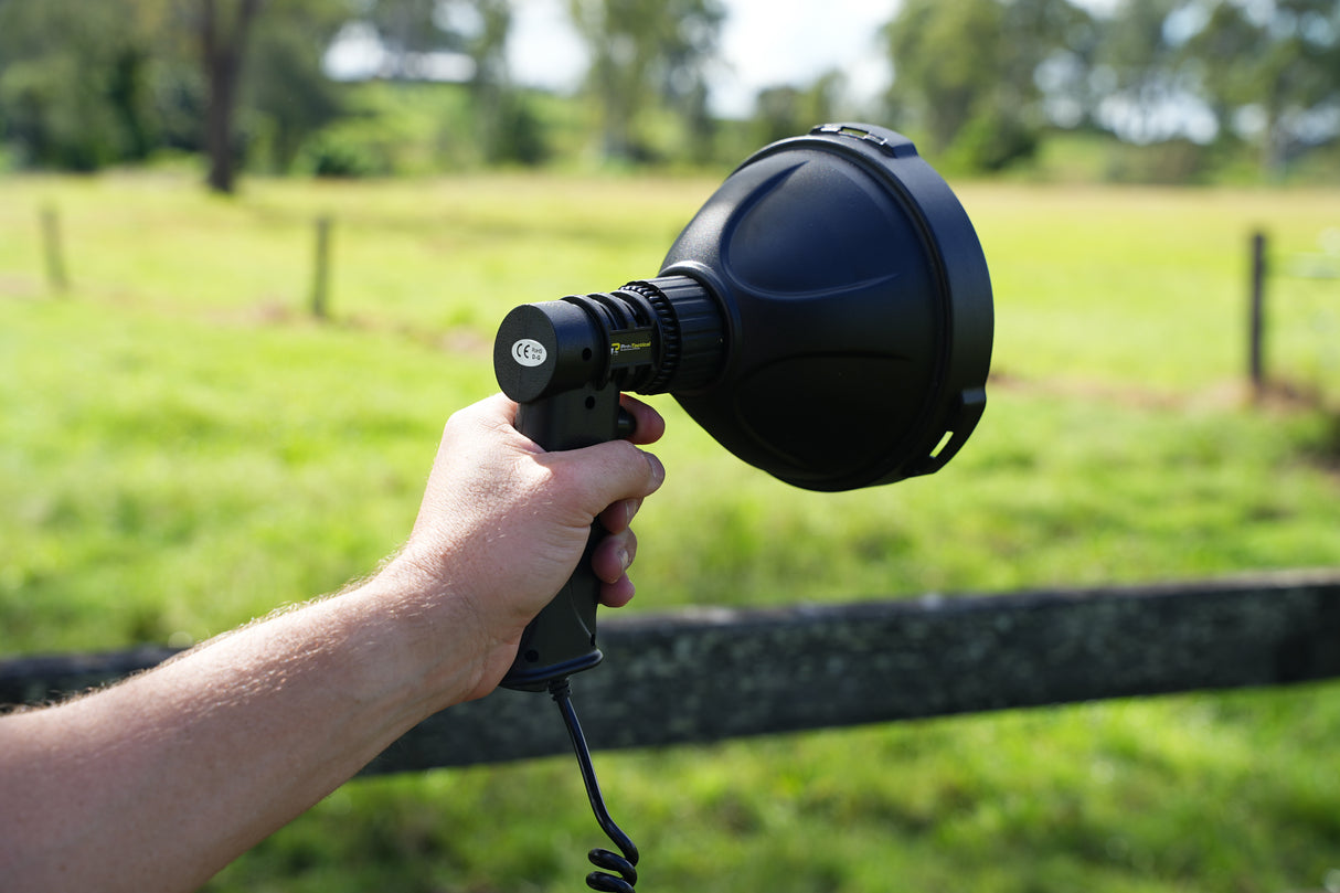 Pro-Tactical Hand Held Spotlight 170mm 45w LED Cig Plug