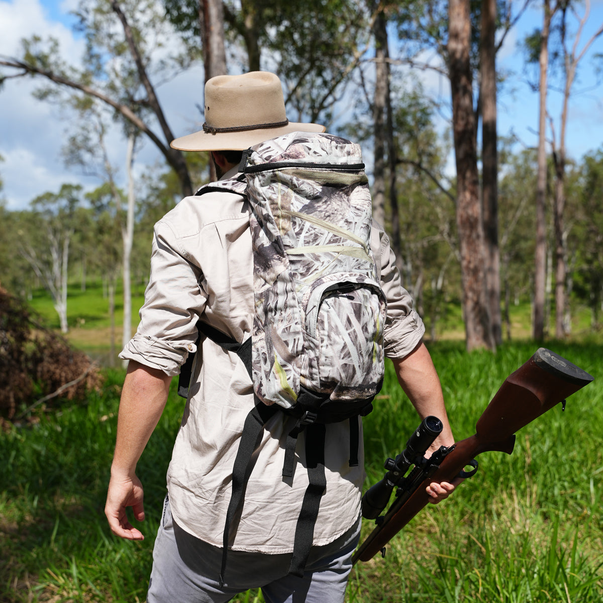 Pro-Tactical Trekker Barrel Backpack Koorangie Camo Fleece ...
