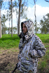 Pro-Tactical Koorangie Camo Fleece Coat with Hood MED