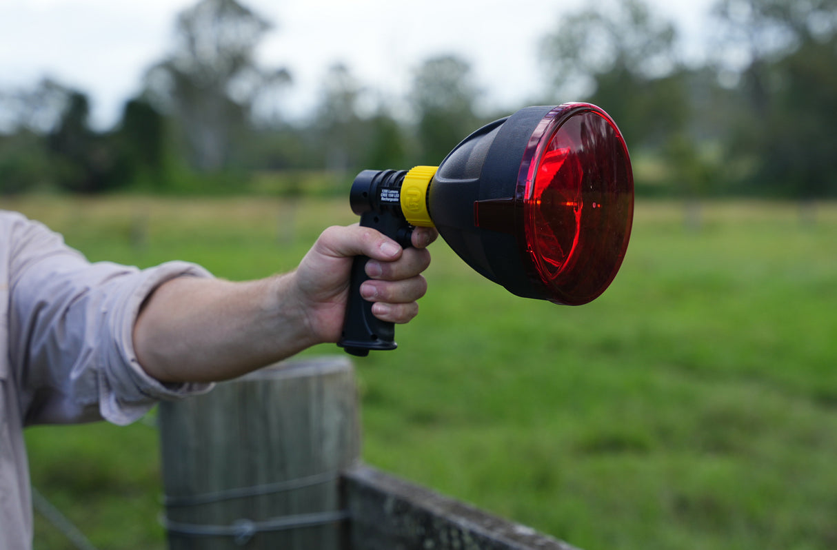 Pro-Tactical Hand Held Spotlight 140mm 15W LED Rechargeable