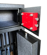 Pro-Tactical Hunter Series H10 - 10 Gun Safe Key Lock with Top Locker