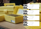 Pro-Tactical Ammo Box Calibre/Bullet Sticker (4 Pack)