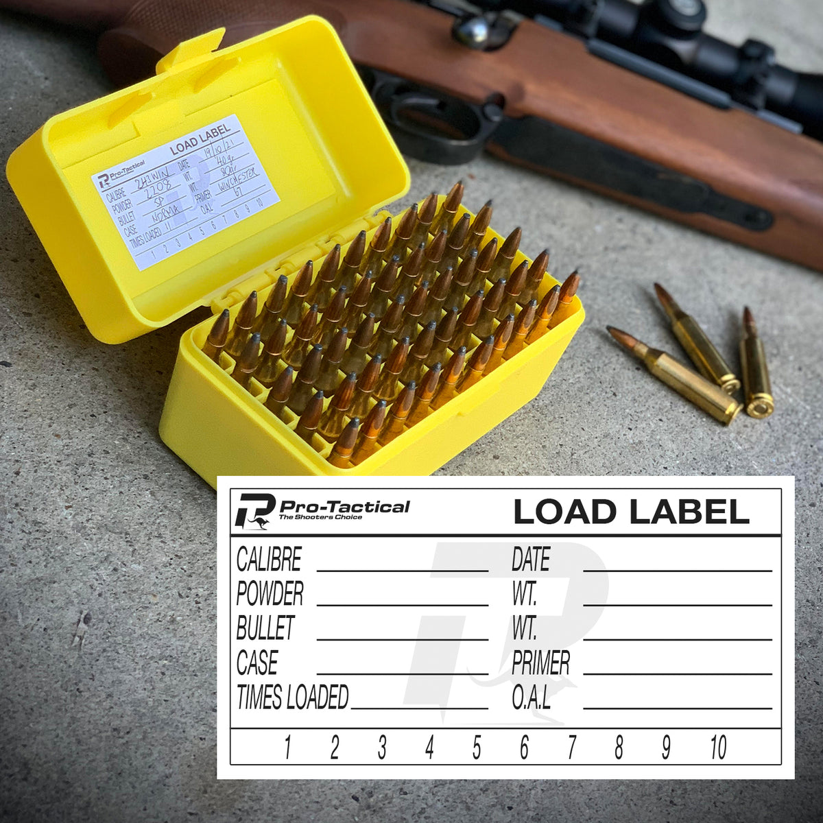 Magazine Loading Sticker Pro-Tactical Ammo Box Load Label Sticker (5 Pack) – Backcountry Outfitters
