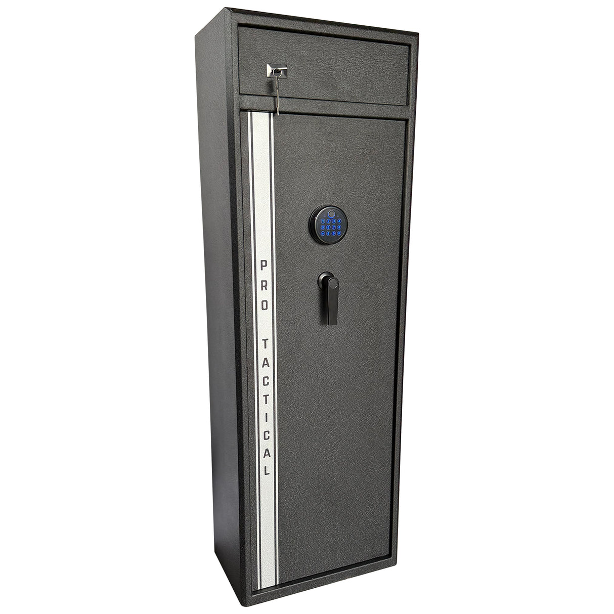 Pro-Tactical SD10 Gun Safe - 10 Gun Digital Fingerprint & Combo Lock