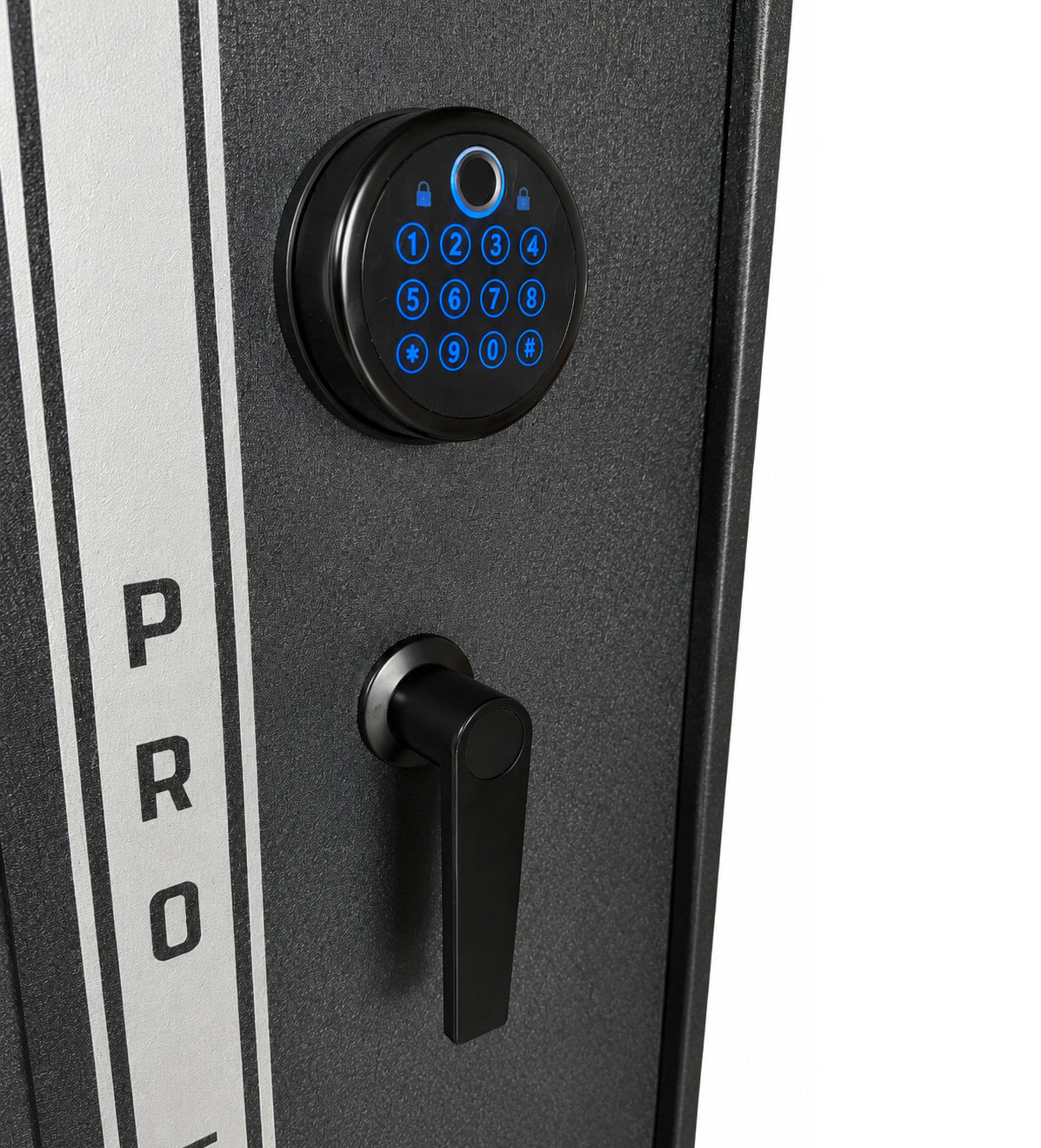 Pro-Tactical SD7 Gun Safe - 7 Gun Digital Fingerprint & Combo Lock