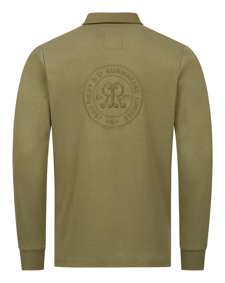 Rigby Dagga Boy Scrum Cap Rugby Shirt - Olive - Large
