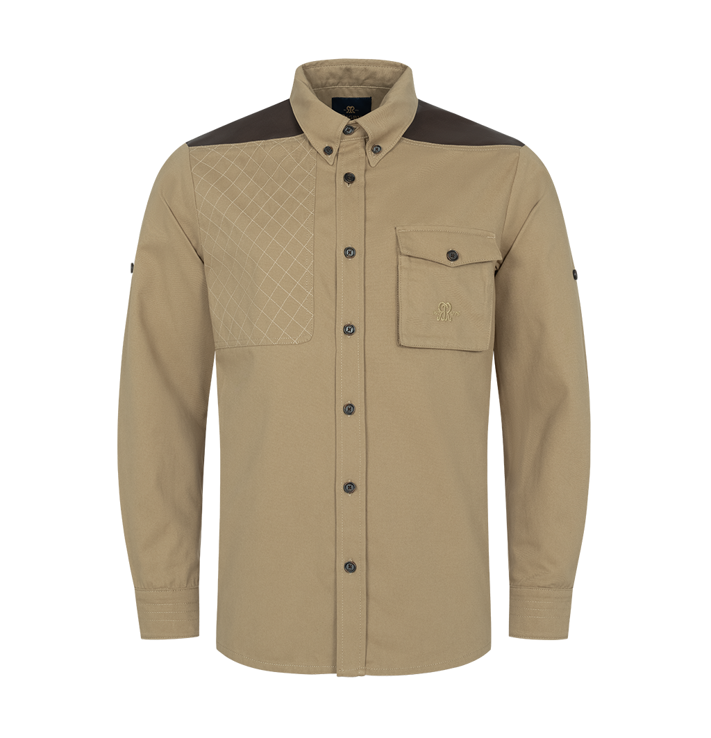 Rigby Paul Roberts Khaki Fever Shirt - Dune - Large