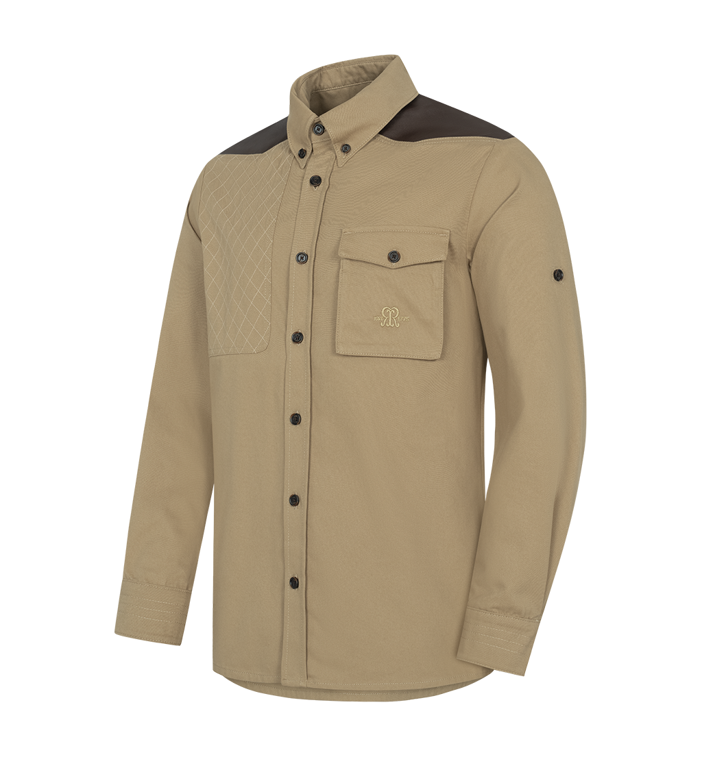 Rigby Paul Roberts Khaki Fever Shirt - Dune - Large