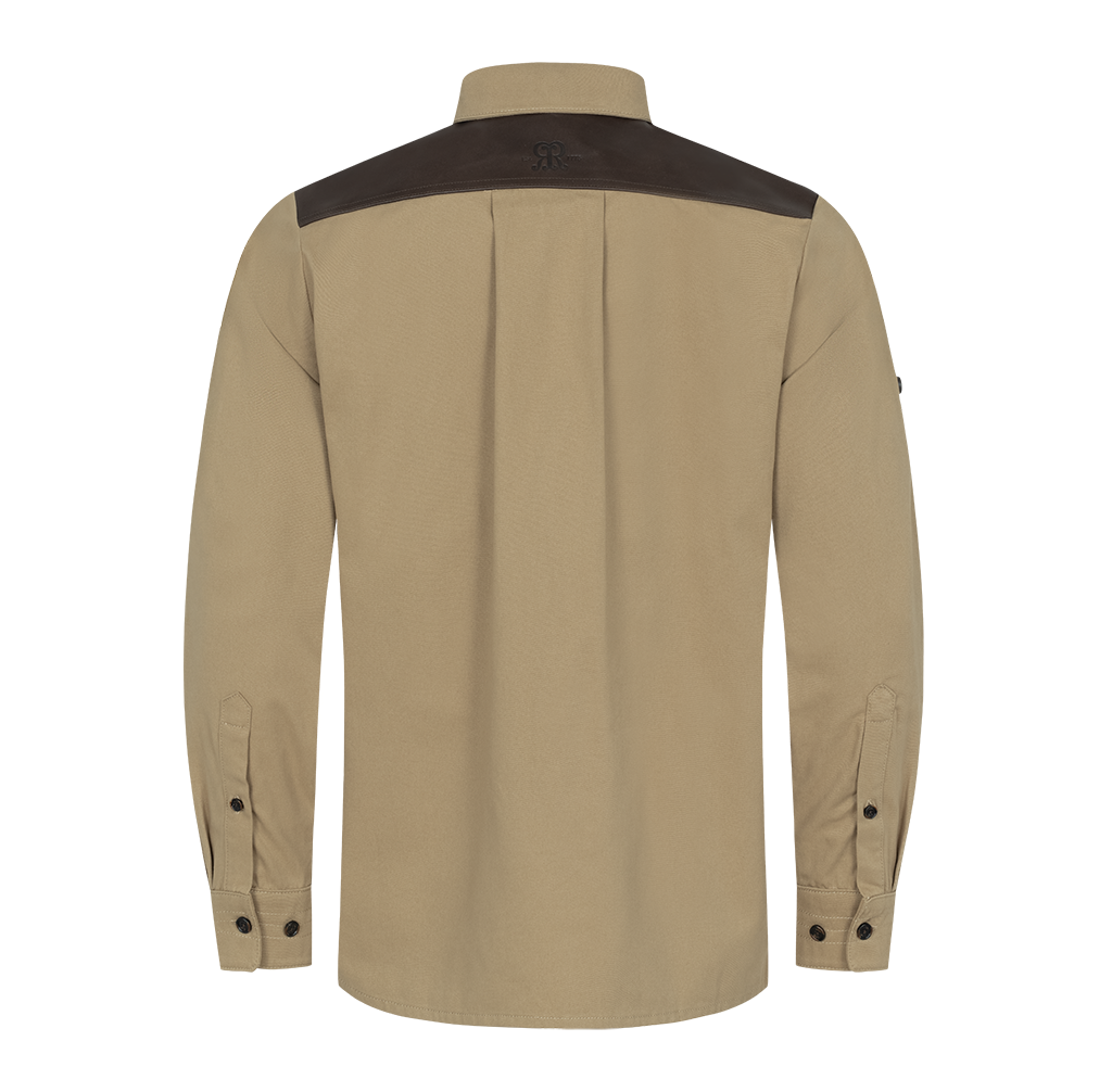 Rigby Paul Roberts Khaki Fever Shirt - Dune - Large